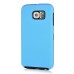 2 In 1 Detached  Black TPU And Plastic Protective Cell Phone Back Case For Samsung Galaxy S6 G920 - Blue