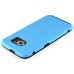 2 In 1 Detached  Black TPU And Plastic Protective Cell Phone Back Case For Samsung Galaxy S6 G920 - Blue