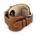 2 In 1 Luxury Genuine Leather Wrist Strap Watch Band Replacement For Apple Watch 42 mm - Brown