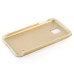 2 In 1 Luxury Slim Matte Aluminum Metal PC Hard Cover Case For Samsung S5 G900 - Gold