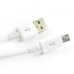 2M High Quality Micro USB Sync Data Transfer And Charge Cable For Samsung BlackBerry HTC - White