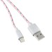 2M Luminous 8 Pin Charging Sync Lightning Cable for iPhone 6 iPhone 5/5s iPad Mini iPod - Pink