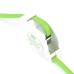 2 in 1 Micro USB 2.0 Stretchy Fresh Color Charging Cable for iPhone 6 iPhone 5 5C 5S Samsung Galaxy S4 iPad Air 2 iPad Mini 3 - Green