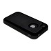 2 in 1 Protective TPU and Plastic Hard Case for iPhone 4/4S-Whole Black Edge