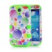 3-In-1 Bubbles Pattern Rugged Rubber Gel Hard Hybrid Snap Case Cover For Samsung Galaxy S4 I9500 I9505