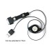 3-In-1 Retractable USB Data Sync Charger Cable to 30 Pin / Micro USB / Mini USB For iPhone 4S / 4 Samsung - Black