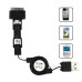 3-In-1 Retractable USB Data Sync Charger Cable to 30 Pin / Micro USB / Mini USB For iPhone 4S / 4 Samsung - Black