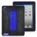 3-Piece Snap-On Hybrid Defender Rugged Heavy Duty PC Silicone Case Cover With Stand For iPad 2 / 3 / 4