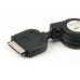 30-Pin USB Sync Data Charger Cable And Car Charger Kit For iPhone 4S iPad 3 iPod Nano 6 Touch 4 - Black