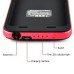 3500 mAh Ultra Slim PC Back Case With Built-In Battery And Stand  For iPhone 6 4.7 inch - Black And Red