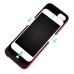 3500 mAh Ultra Slim PC Back Case With Built-In Battery And Stand  For iPhone 6 4.7 inch - Black And Red