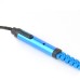 3.5MM Zipper Design In-Ear Earphone with Microphone for iPhone Samsung HTC etc - Blue