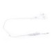 3.5MM Zipper Design In-Ear Earphone with Microphone for iPhone Samsung HTC etc - White