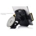 360 Degree Roration Universal Tablet Car Windshield Mount Holder For GPS / iPad / Samsung - Black / Yellow