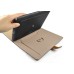 360 Degree Rotating Detachable Folio Flip Leather Case Cover For iPad 2 3 4 - Black