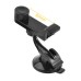 360 Degree Rotating In-Car Holder with Suction Cup for 3.5 to 6.3 Inch Smartphone - Black