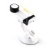 360 Degree Rotating In-Car Holder with Suction Cup for 3.5 to 6.3 Inch Smartphone - White