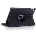 360 Degree Rotating Lichi PU Leather Smart Wake / Sleep Case Cover With Elastic Belt for iPad Pro 9.7 inch - Black