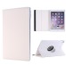 360 Degree Rotating Lichi PU Leather Smart Wake / Sleep Case Cover With Elastic Belt for iPad Pro 9.7 inch - White