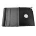 360 Degree Rotation Design Flower Pattern Stand Leather Smart Case for iPad Air 2 ( iPad 6 ) - Black