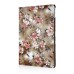 360 Degree Rotation Design Flower Pattern Stand Leather Smart Case for iPad Air 2 ( iPad 6 ) - Brown