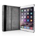 360 Degree Rotation Design Wave Pattern Stand Leather Smart Case for iPad Air 2 ( iPad 6 ) - Black