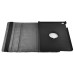 360 Degree Rotation Design Wave Pattern Stand Leather Smart Case for iPad Air 2 ( iPad 6 ) - Black