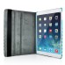 360 Degree Rotation Design Wave Pattern Stand Leather Smart Case for iPad Air ( iPad 5 ) - Light Blue