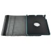 360 Degree Rotation Design Wave Pattern Stand Leather Smart Case for iPad Air ( iPad 5 ) - Light Blue