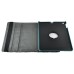 360 Degree Rotation Design Wave Pattern Stand Leather Smart Case for iPad Mini 1/2/3 - Green