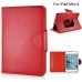 360 Degree Rotation Fashion PU Leather Folio Stand Case Smart Cover For iPad Mini 4 - Red