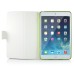 360 Degree Rotation Horse Skin Magnetic Stand Leather Smart Case for iPad Air - Green