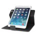 360 Degree Rotation Horse Skin Magnetic Stand Leather Smart Case for iPad Mini 1/2/3 - Black