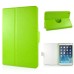 360 Degree Rotation Horse Skin Magnetic Stand Leather Smart Case for iPad Mini 1/2/3 - Green