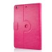 360 Degree Rotation Horse Skin Magnetic Stand Leather Smart Case for iPad Mini 1/2/3 - Magenta