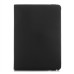 360 Degree Rotation Jean Fabric Wake/Sleep Flip Stand Smart Cover with Card Slot for iPad Air - Black