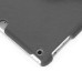 360 Degree Rotation Jean Fabric Wake/Sleep Flip Stand Smart Cover with Card Slot for iPad Air - Grey