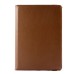 360 Rotating Folio Lychee Grain Wake / Sleep Leather Flip Swivel Stand Case Cover With Elastic Belt For iPad Air 2 (iPad 6) - Brown