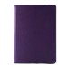 360 Rotating Folio Lychee Grain Wake / Sleep Leather Flip Swivel Stand Case Cover With Elastic Belt For iPad Air 2 (iPad 6) - Purple