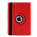 360 Rotating Folio Lychee Grain Wake / Sleep Leather Flip Swivel Stand Case Cover With Elastic Belt For iPad Air 2 (iPad 6) - Red