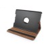 360 Rotating Folio Lychee Grain Wake / Sleep Leather Flip Swivel Stand Case Cover With Elastic Belt For iPad Air (iPad 5)