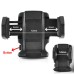 360° Rotating Universal Car Mount Suction Holder For Smartphone -  Black