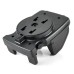 360° Rotating Universal Car Mount Suction Holder For Smartphone -  Black