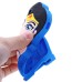 3D Cartoon Superwoman Pattern Impact Resistant Silicone Jelly Cases Cover For iPhone 4S iPhone 4 - Blue