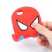 3D Cute Cartoon Spider man Pattern Impact Resistant Silicone Jelly Case Cover For iPhone 5 iPhone 5s - Red