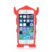 3D Cute Cartoon Super Hero Pattern Impact Resistant Silicone Jelly Case Cover For iPhone 5 iPhone 5s - Red