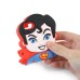 3D Cute Cartoon Superman Pattern Impact Resistant Silicone Jelly Case Cover For iPhone 5 iPhone 5s - Red