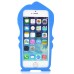 3D Cute Cartoon Superwoman Pattern Impact Resistant Silicone Jelly Cases Cover For iPhone 5 iPhone 5s - Blue