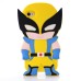 3D Cute Cartoon X-Men Shock Absorption Rubberized Silicone Jelly Case Cover For iPhone 4S iPhone 4