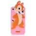 3D Cute Disney Cartoon Squirrel Pattern Shock Absorbing Soft Silicone Case Cover For iPhone 4 iPhone 4S - Pink